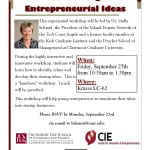 Generating Entrepreneurial Ideas Flyer 2 - Molly 9-13