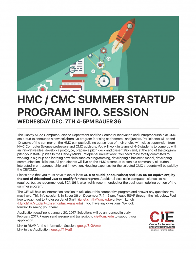 HMC CMC Summer Internship Photo - Description Below